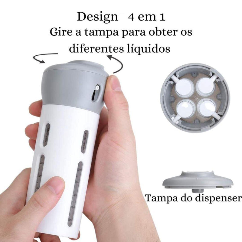 Active™️ - Dispenser para Viagens 4 Em 1