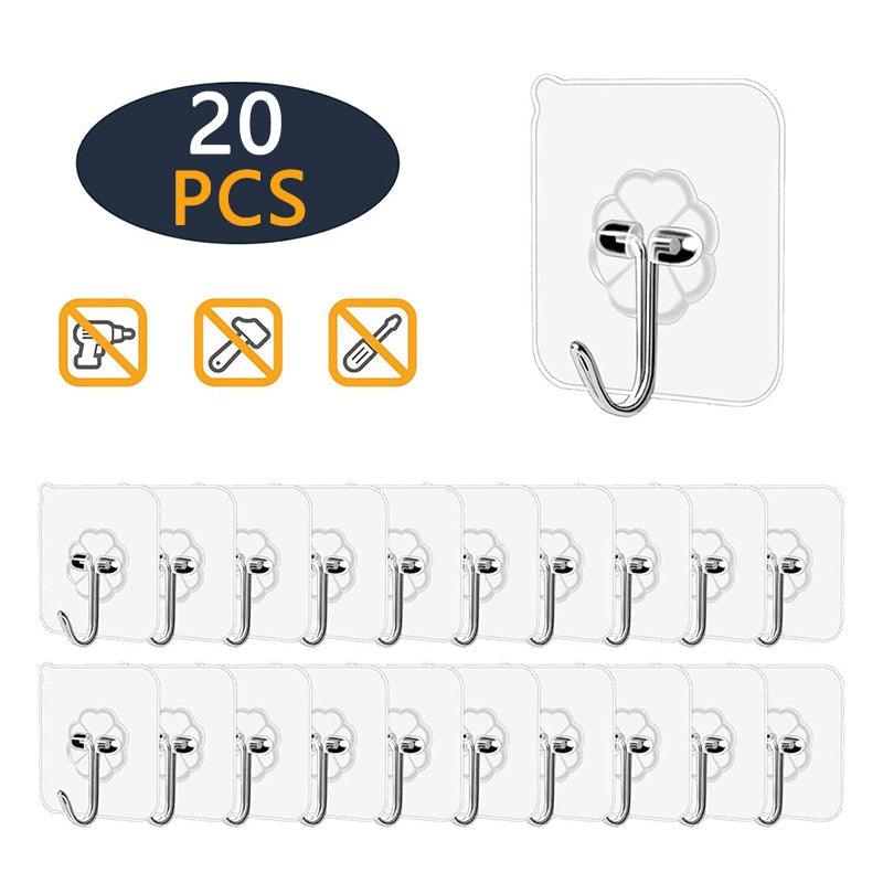 Gancho de parede adesivo Extra Forte - 20 PCS