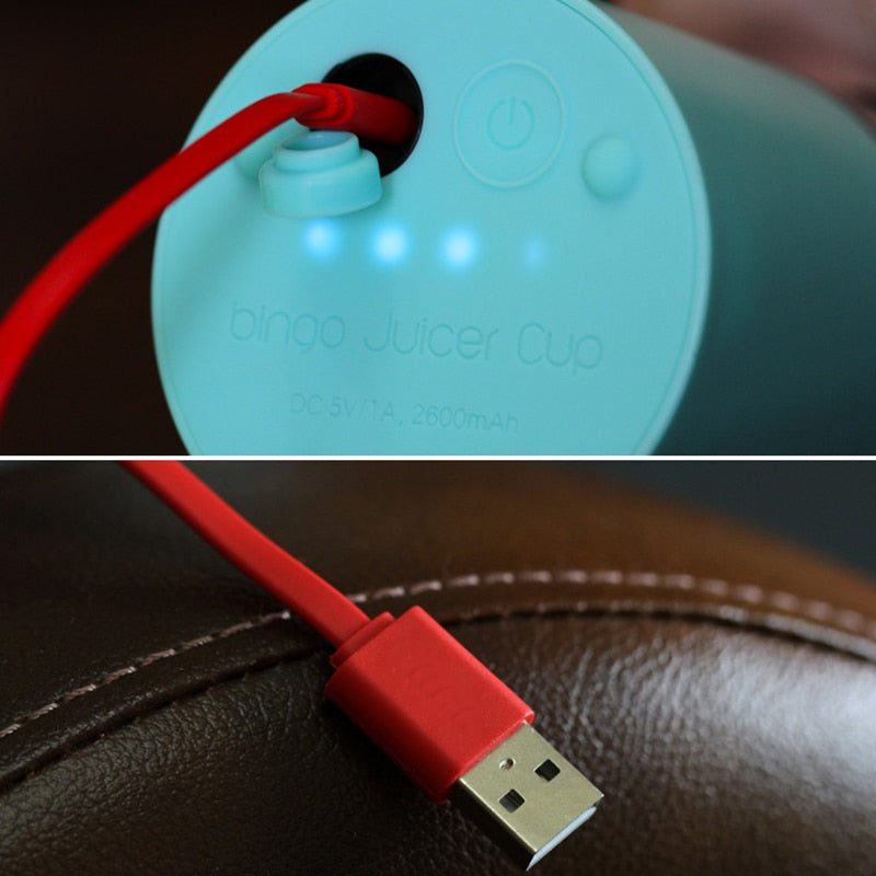 Copo Liquidificador Portátil Carregamento USB